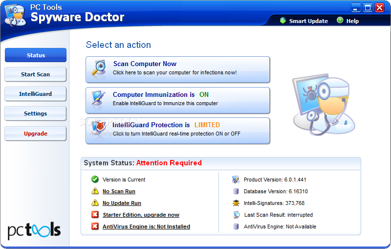 Spyware Doctor Starter Edition