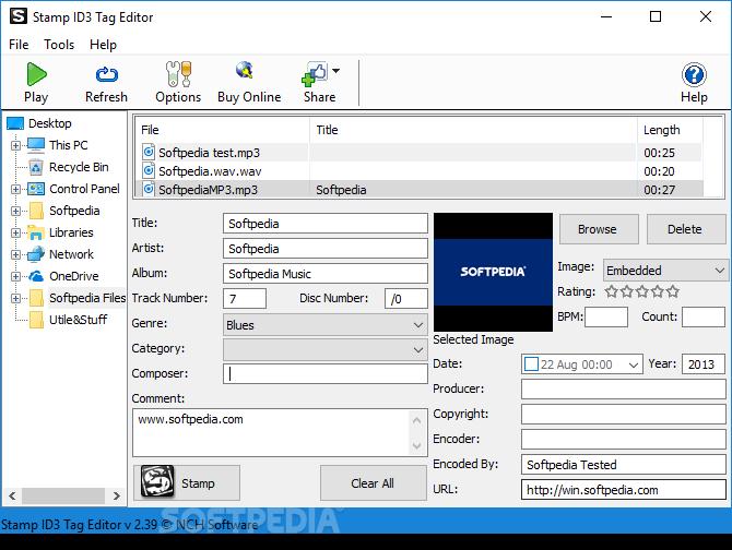 Stamp ID3 Tag Editor