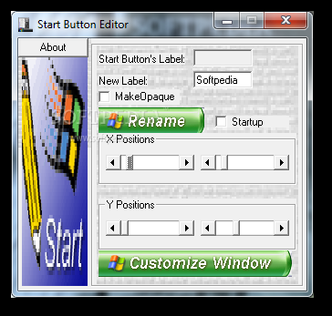 Start Button Editor
