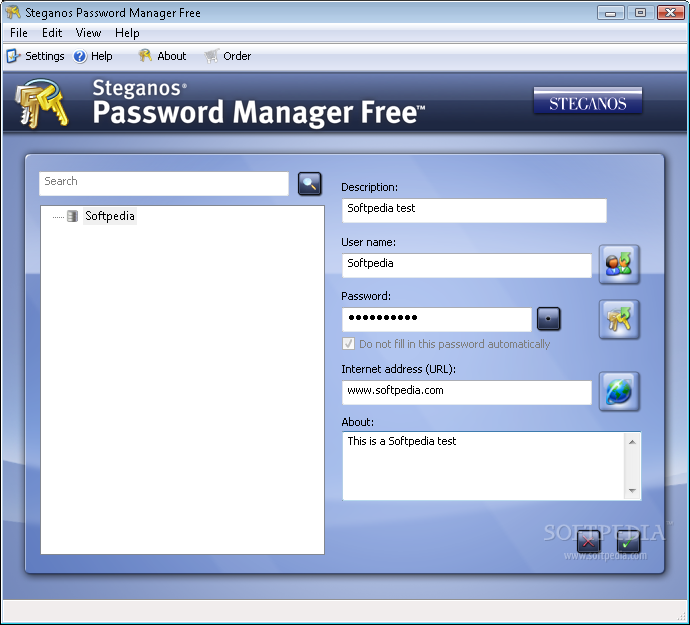 Steganos Password Manager Free