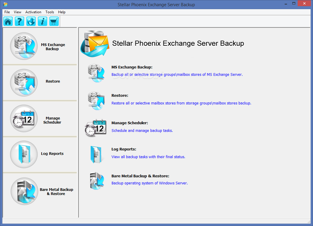 Stellar Phoenix Exchange Server Backup