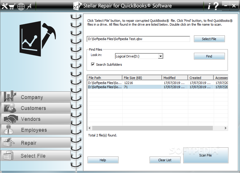 Stellar Repair for QuickBooks Software
