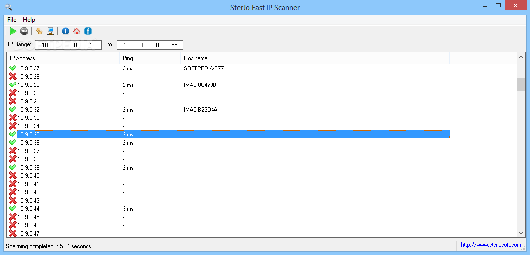 SterJo Fast IP Scanner