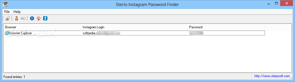 SterJo Instagram Password Finder