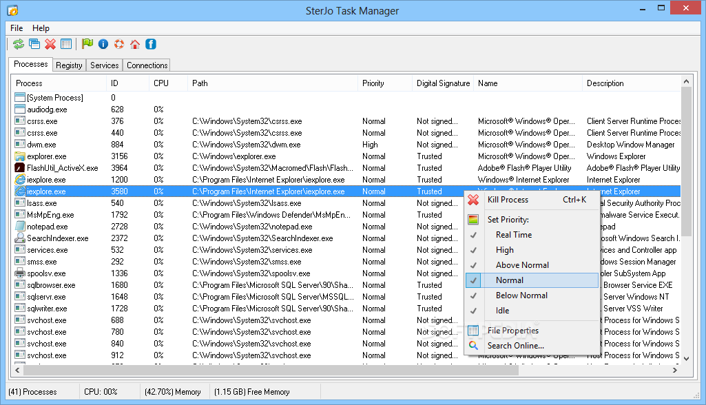 Top 39 Portable Software Apps Like SterJo Task Manager Portable - Best Alternatives