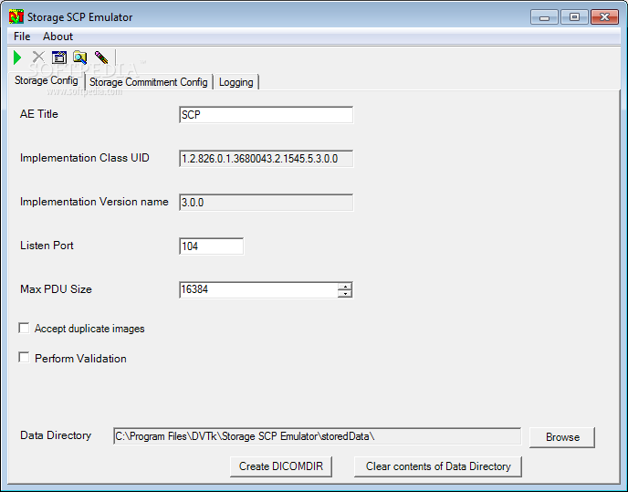 Storage SCP Emulator