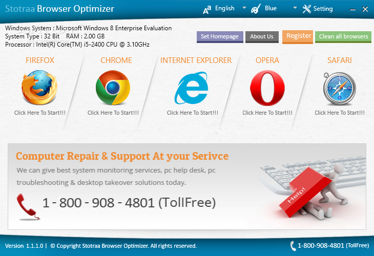 Stotraa Browser Optimizer