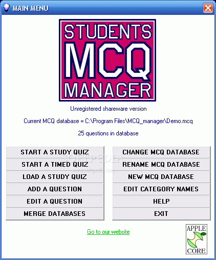 Students MCQ Manager