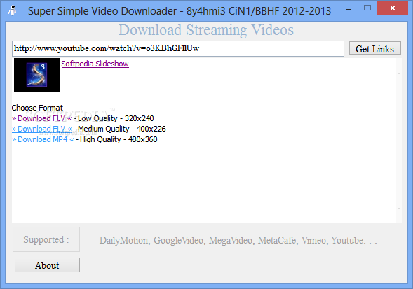 Super Simple Video Downloader