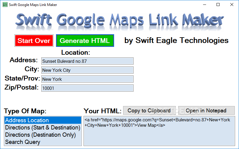 Top 50 Internet Apps Like Swift Google Maps Link Maker - Best Alternatives