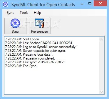 SyncML Client for Open Contacts