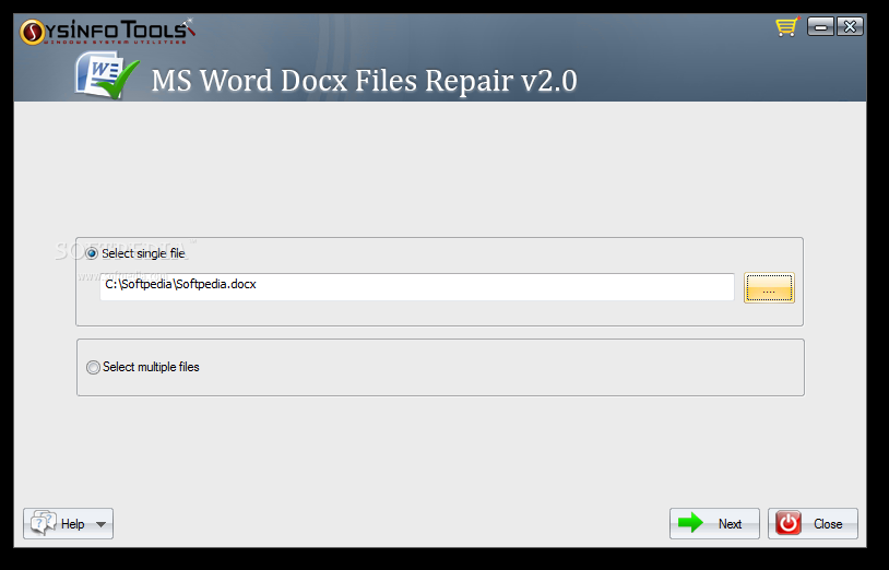 SysInfoTools MS Word Docx Files Repair