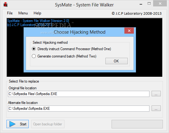 SysMate - System File Walker