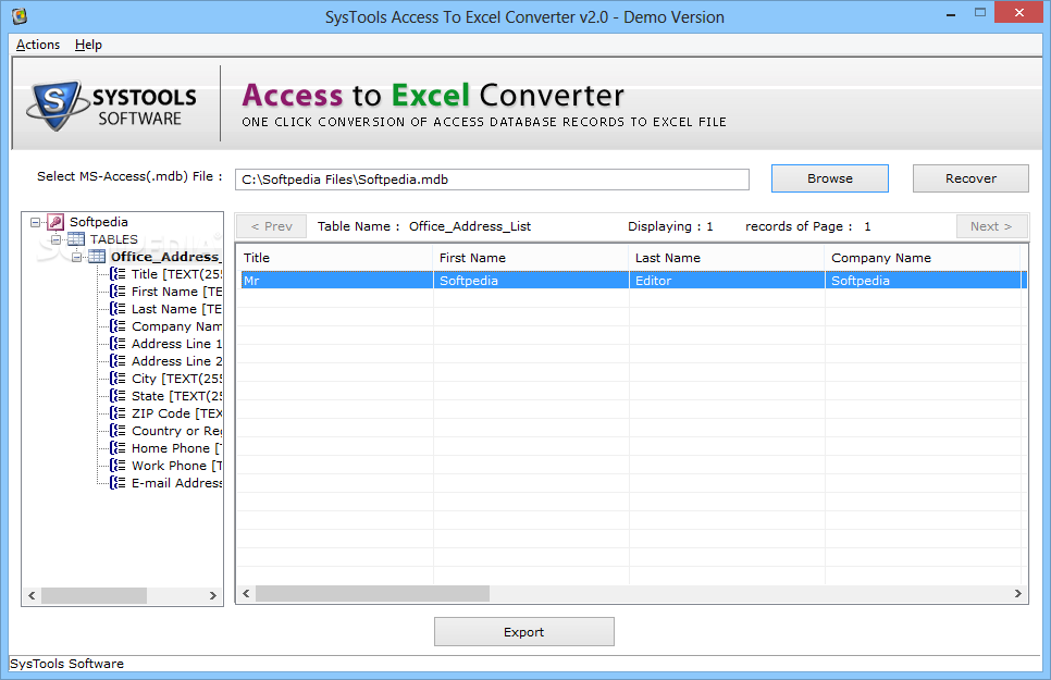 Top 48 Office Tools Apps Like SysTools Access to Excel Converter - Best Alternatives