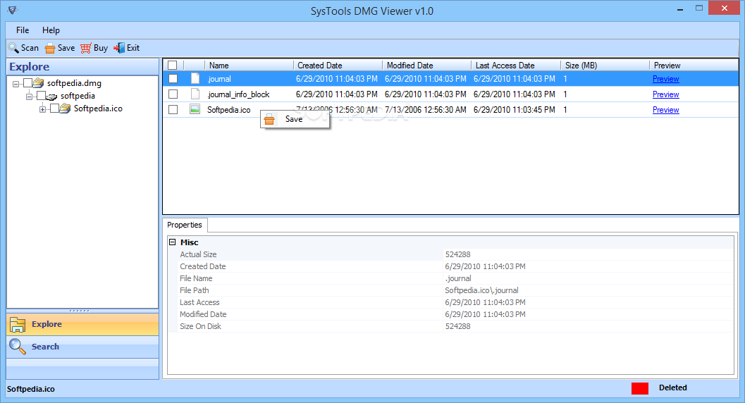 SysTools DMG Viewer