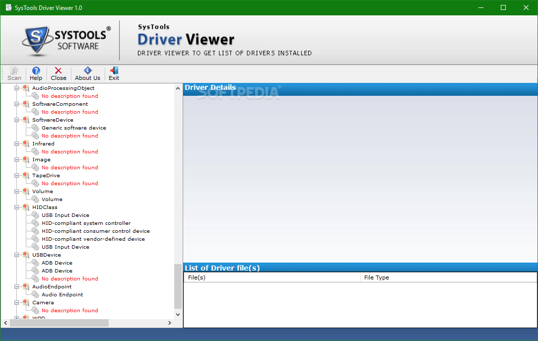 SysTools Driver Viewer