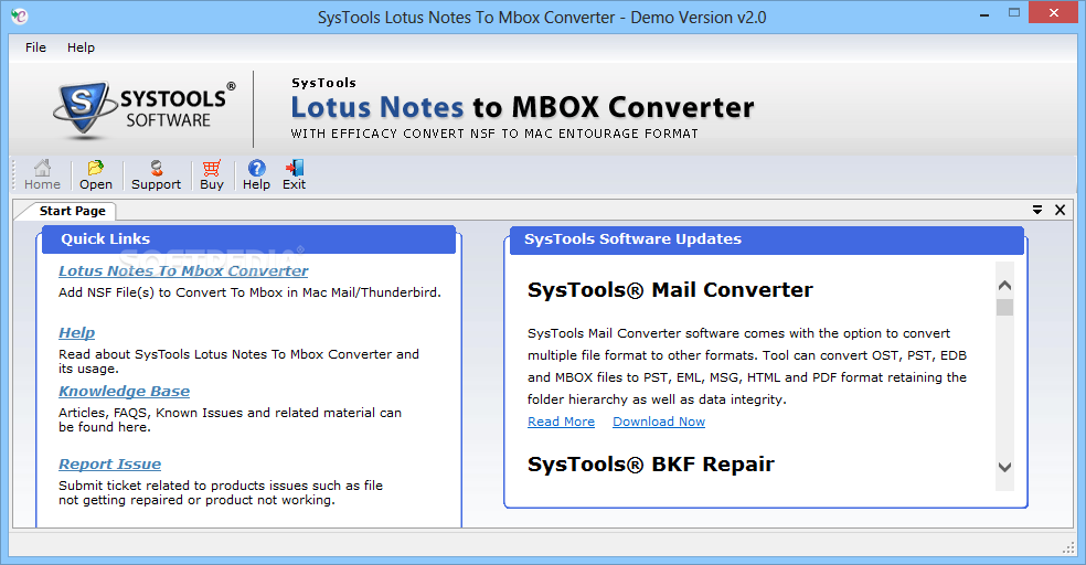 SysTools Lotus Notes to MBOX Converter