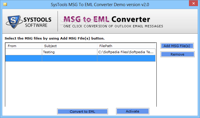 Top 48 Internet Apps Like SysTools MSG to EML Converter - Best Alternatives