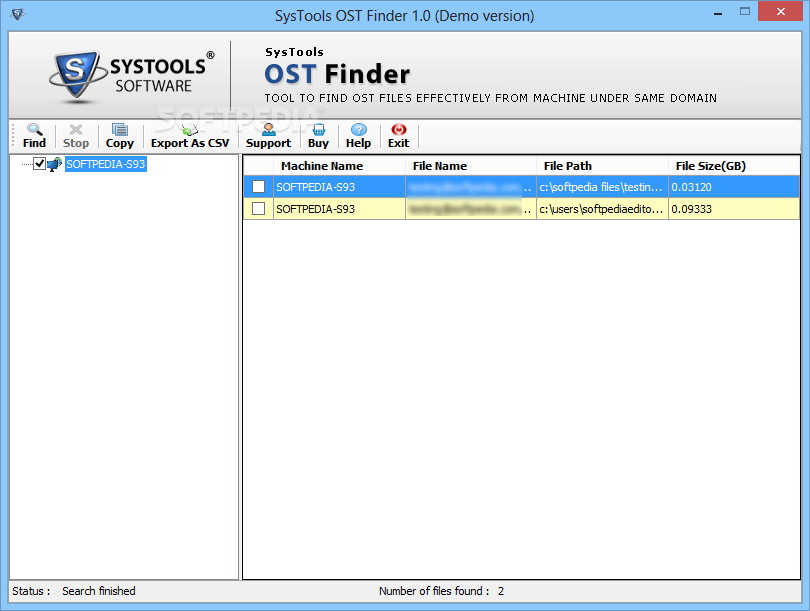 SysTools OST Finder