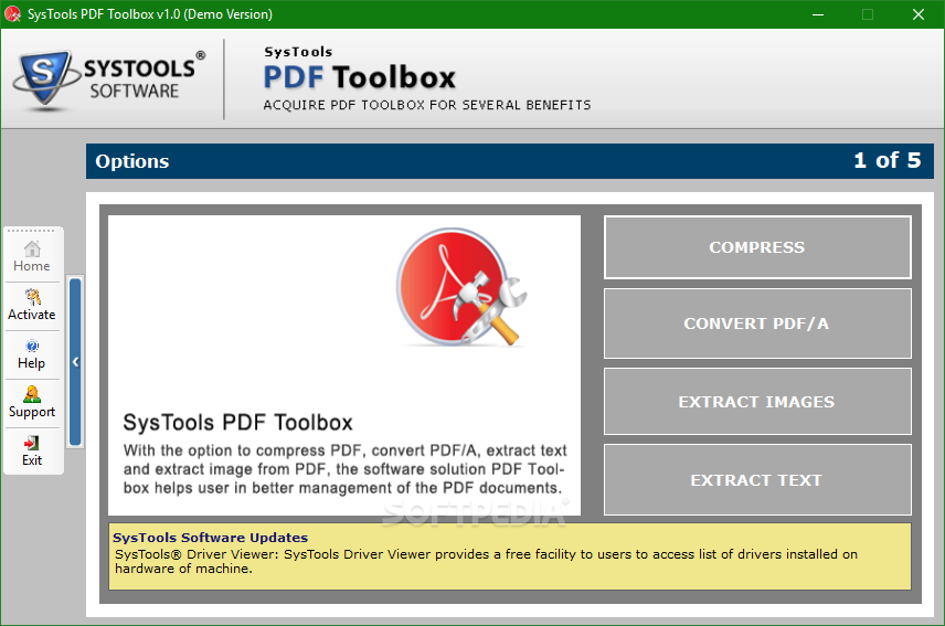 SysTools PDF Toolbox