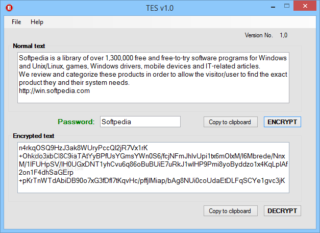 TES - Text Encrypter