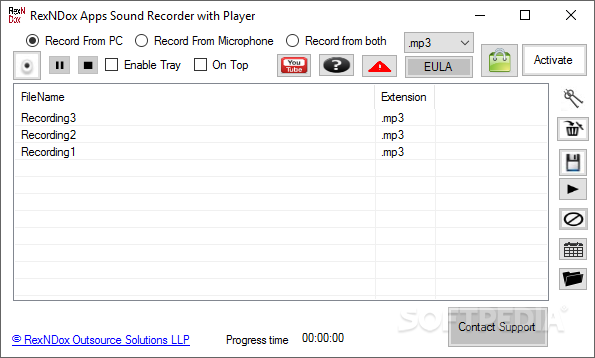 RexNDox Apps Sound Recorder with Player