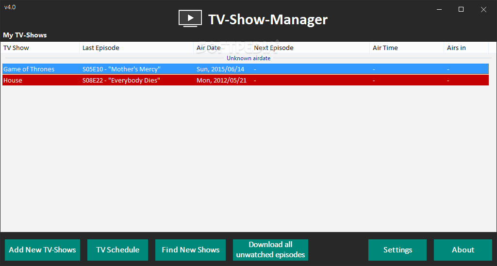 TV-Show-Manager