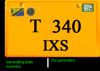 TZ Plate Numbers Generator