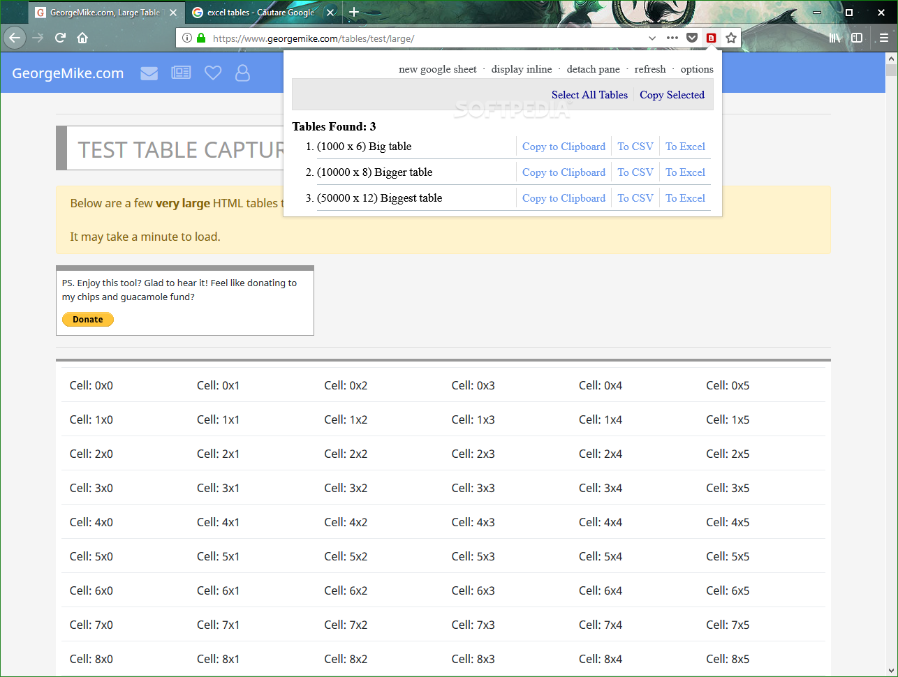 Top 50 Internet Apps Like Table to Excel for Firefox - Best Alternatives