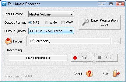 Tau Audio Recorder