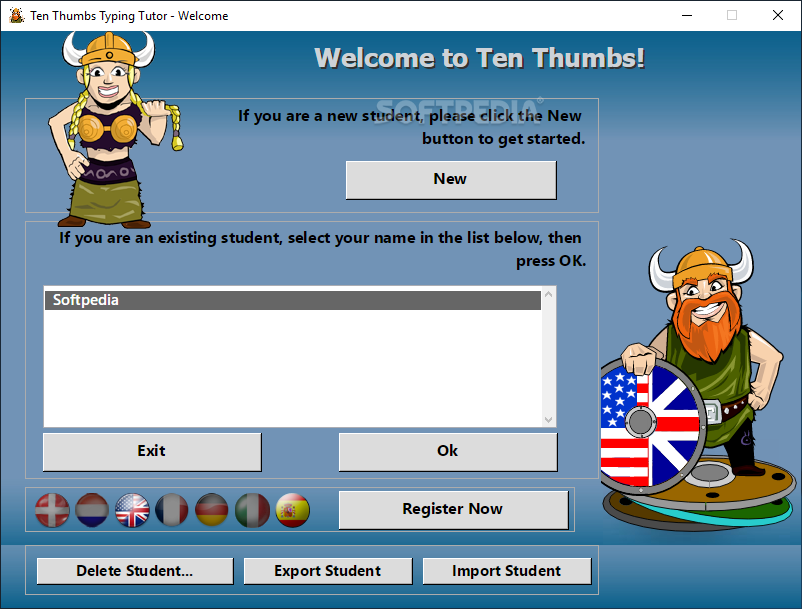 Ten Thumbs Typing Tutor