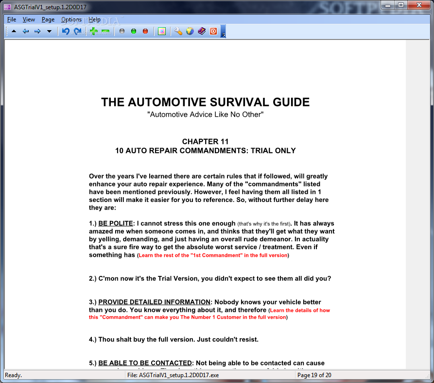 The Automotive Survival Guide