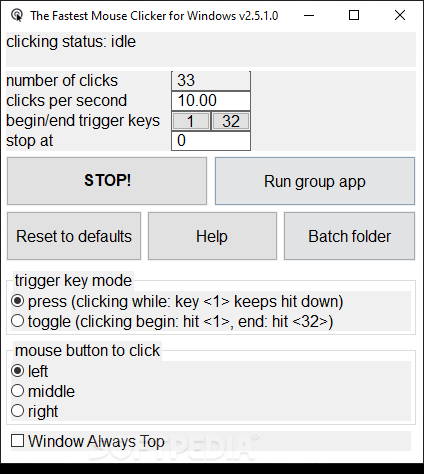 The Fastest Mouse Clicker for Windows