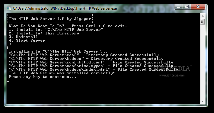 The HTTP Web Server