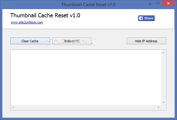 Thumbnail Cache Reset Portable