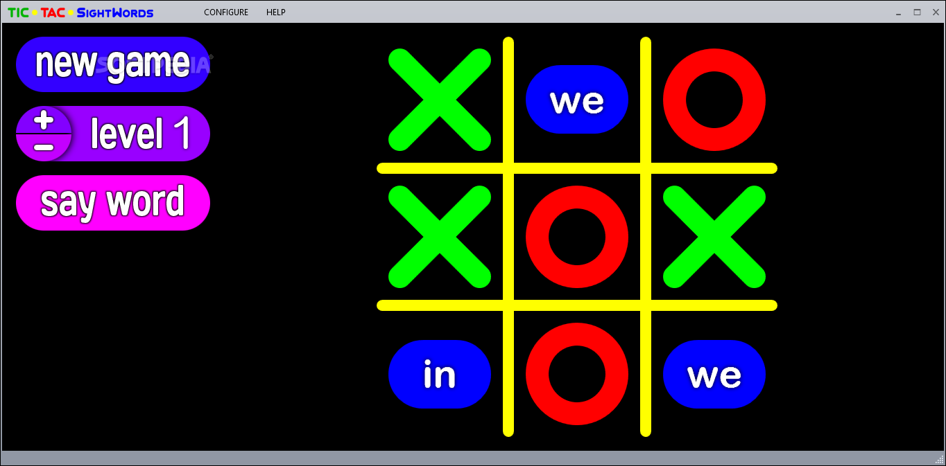 Tic-Tac-SightWords