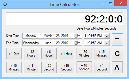 Time Calculator