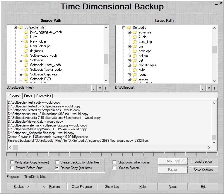 Time Dimensional Backup