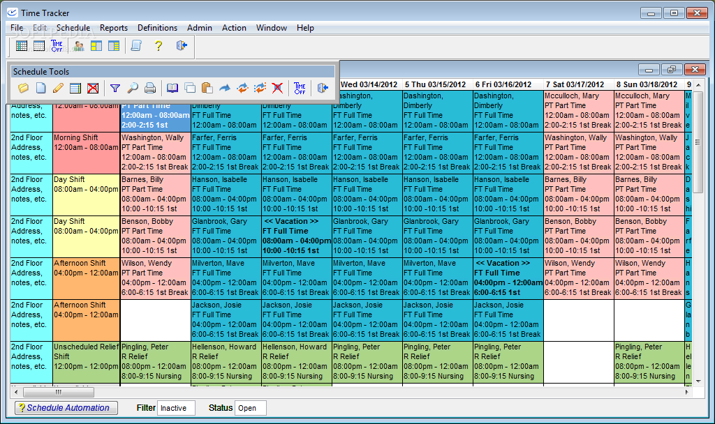 Time Tracker Employee Scheduling Software