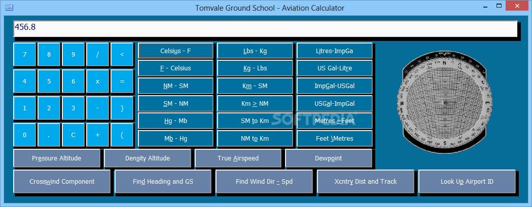 Tomvale Ground School - Aviation Calculator