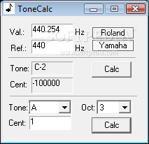 ToneCalc