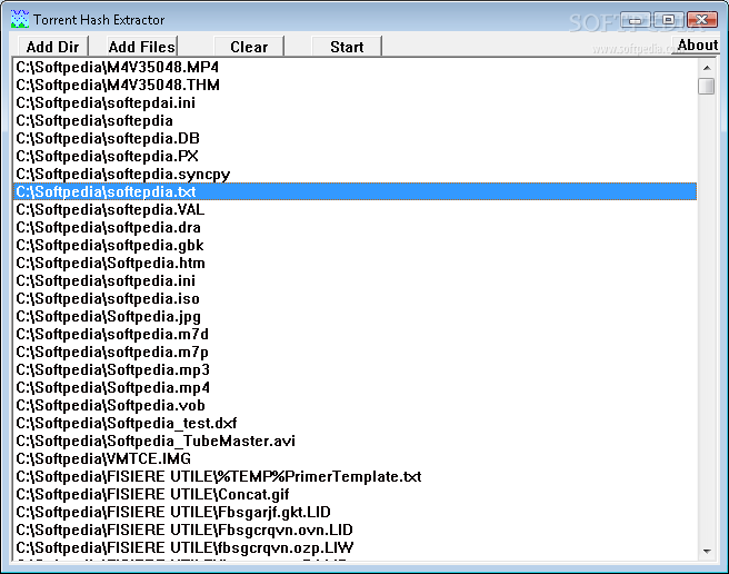 Torrent Hash Extractor