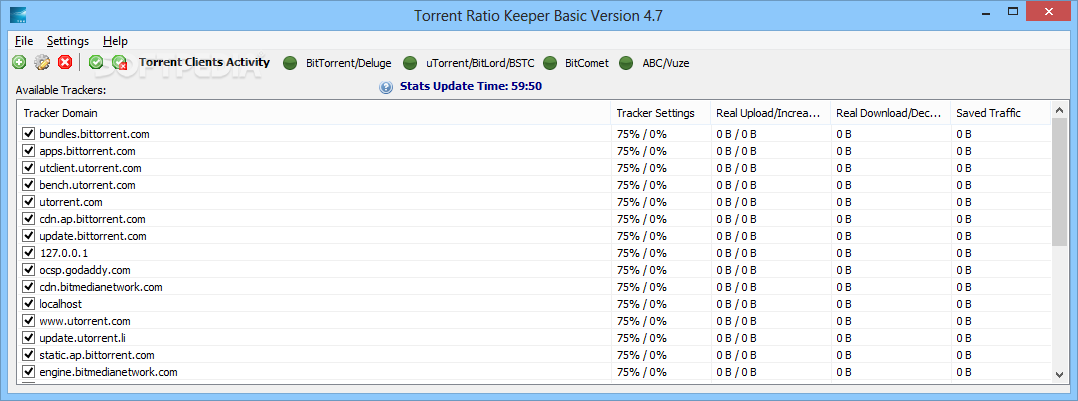 Torrent Ratio Keeper Basic Version