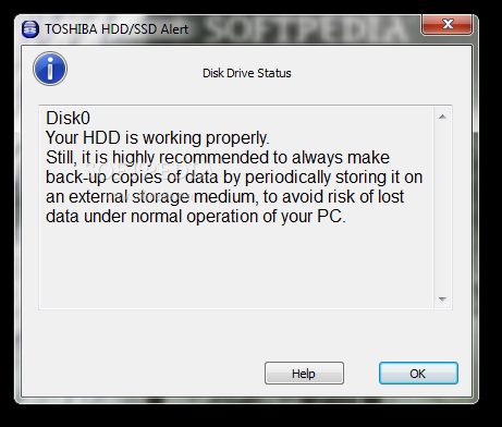 Toshiba HDD/SSD Alert