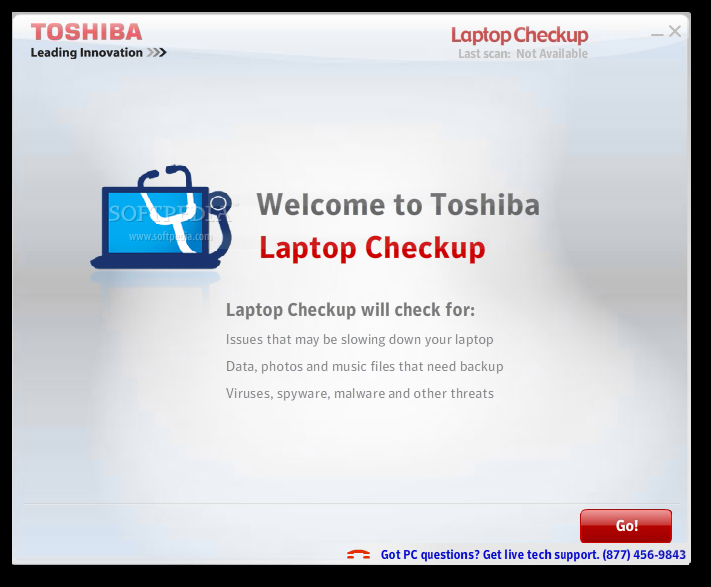 Toshiba Laptop Checkup