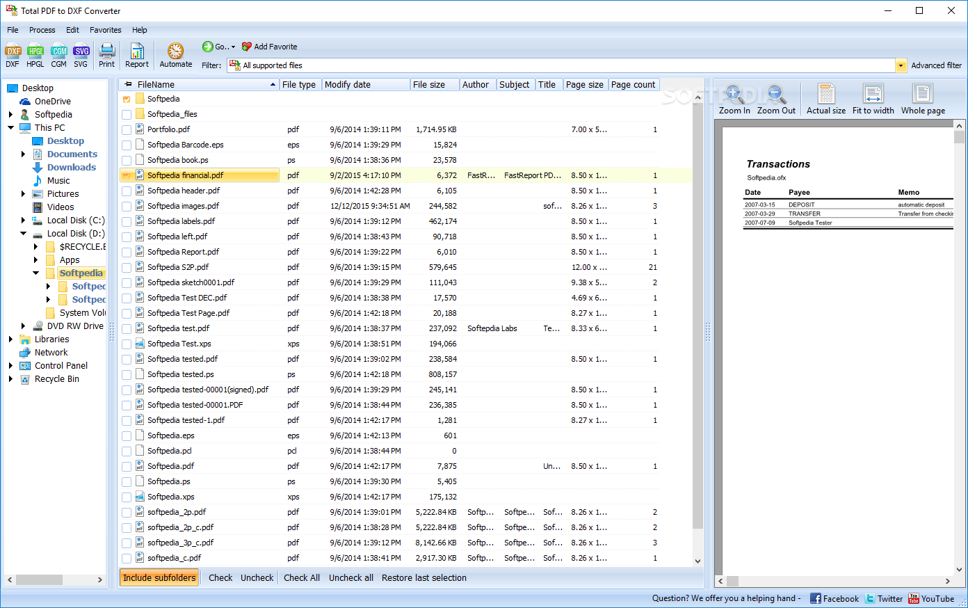 Total PDF to DXF Converter