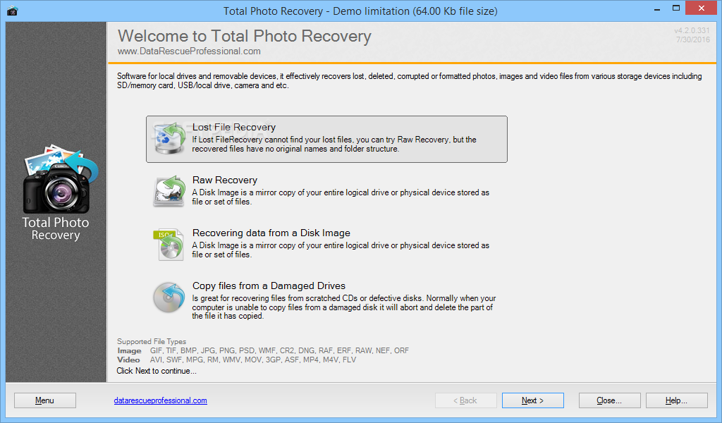 Total Photo Recovery