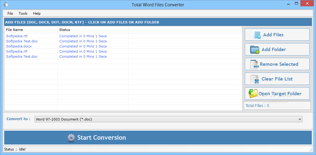 Total Word Files Converter