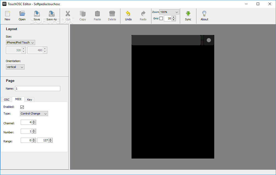 TouchOSC Editor TouchOSC Editor