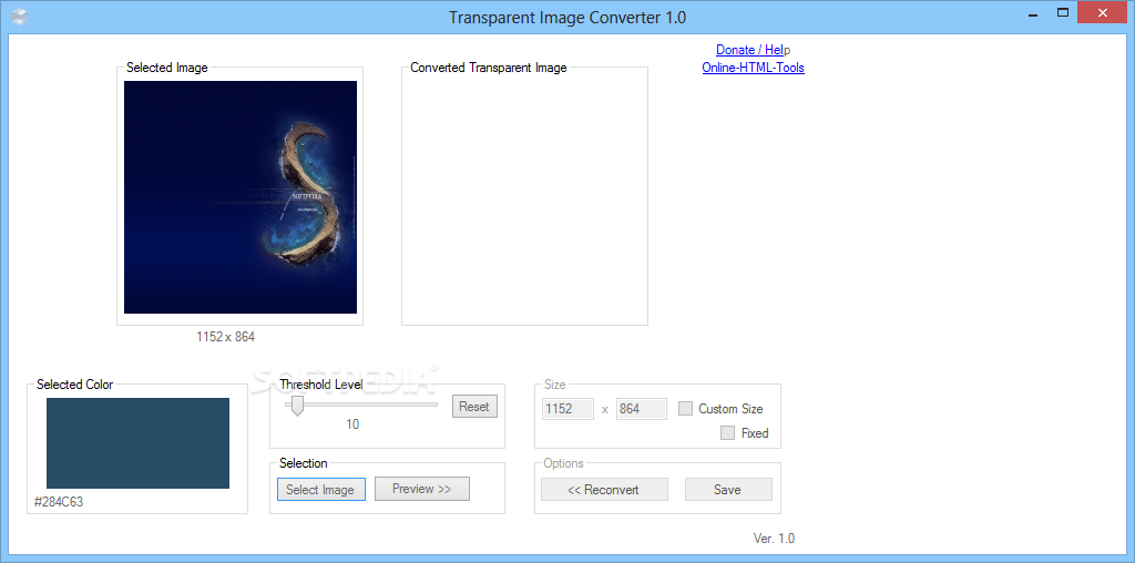 Transparent Image Converter